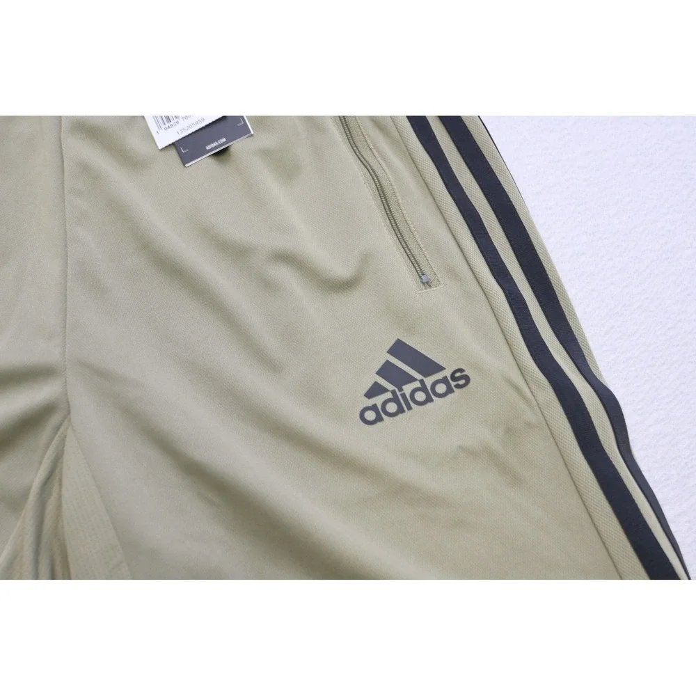 Adidas Gym Shorts Mens S Green Aeroready 3-Stripe Training Soccer‎ Athletic New